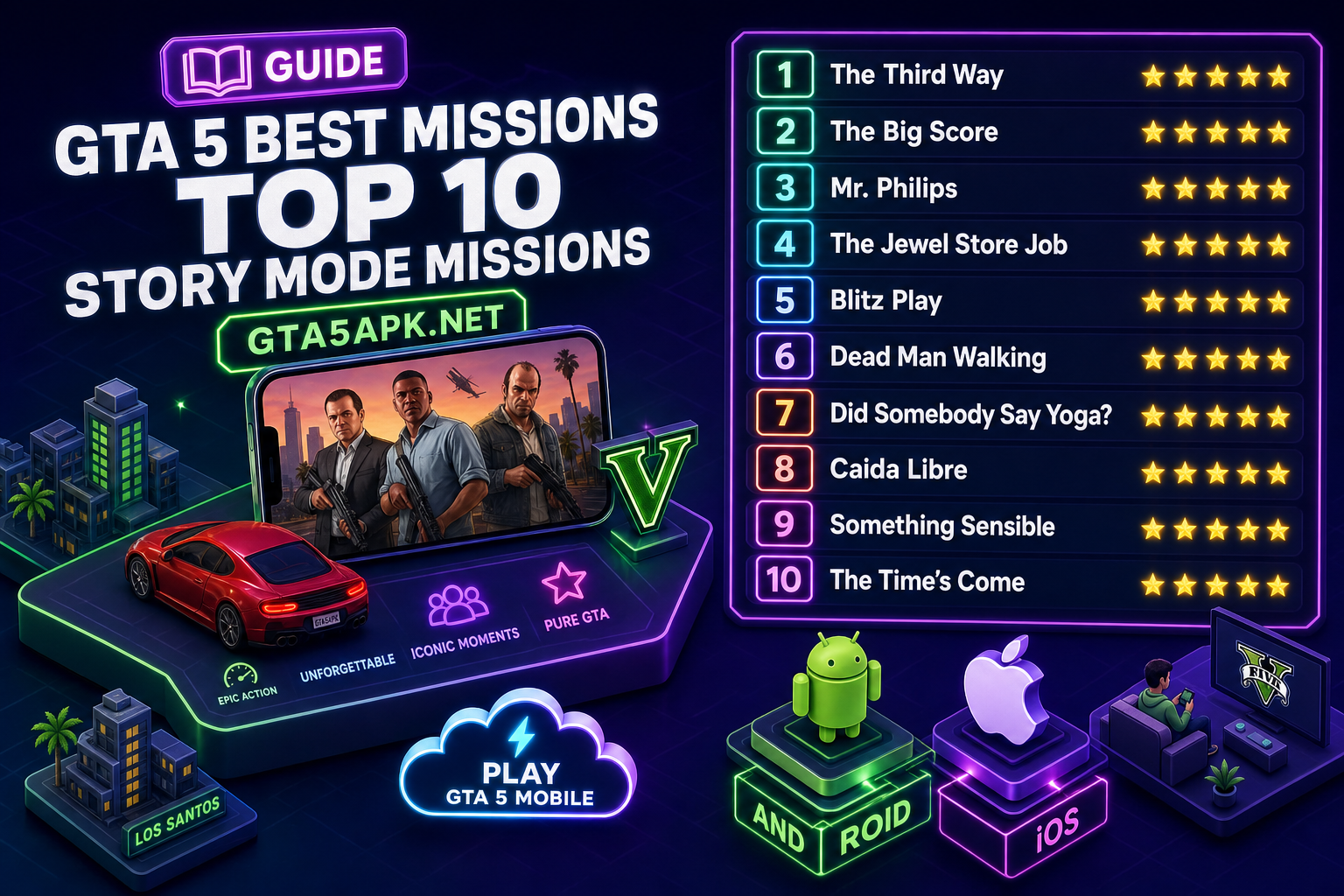 GTA 5 Best Missions: Top 10 Story Mode Missions