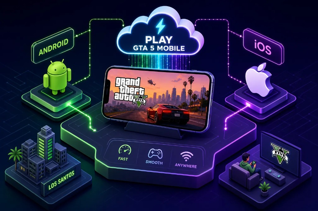 How to play GTA 5 Mobile on Android and iOS - cloud gaming, touch controls, and Los Santos on your phone